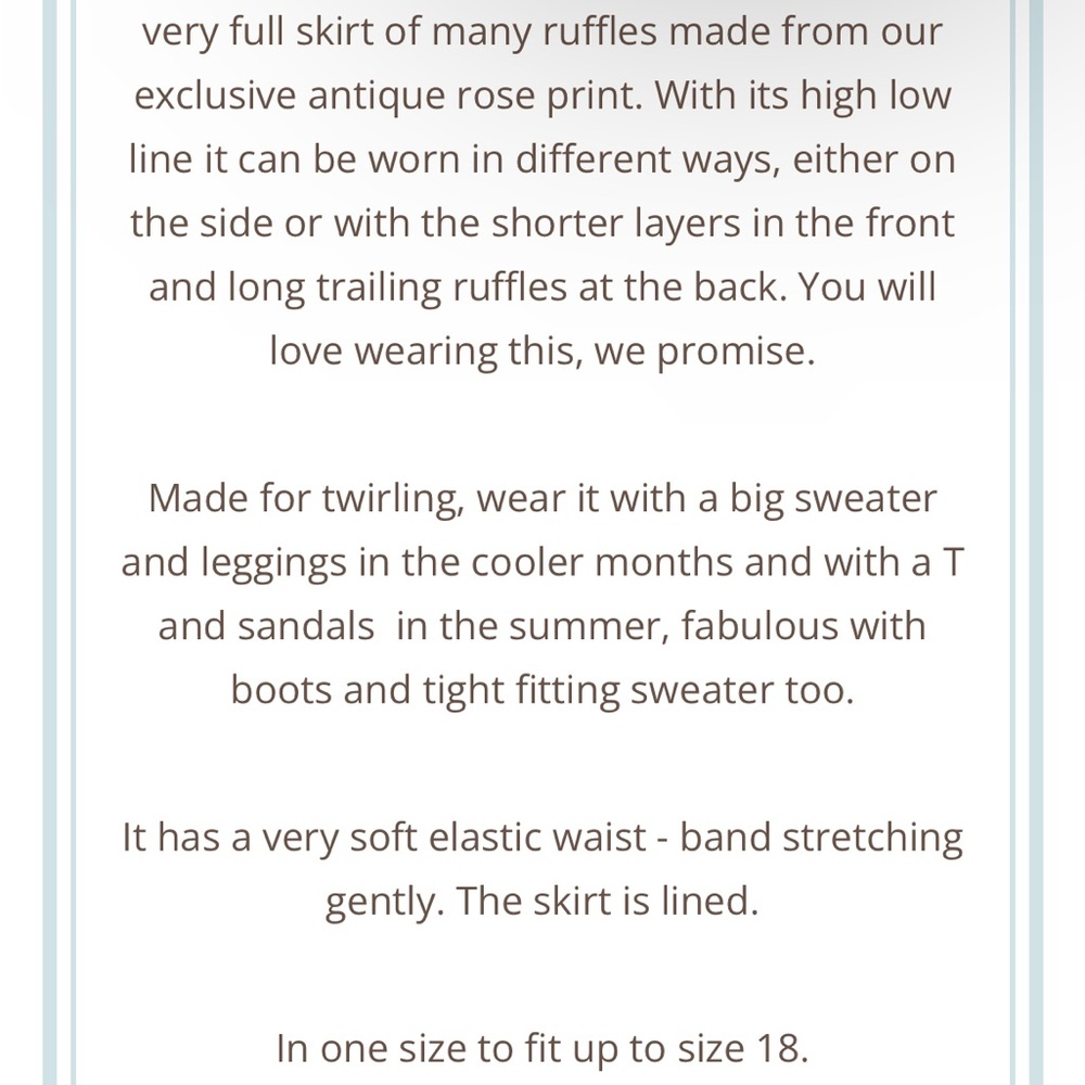 A fun flirty triple ballerina style skirt - Picture 7 of 7
